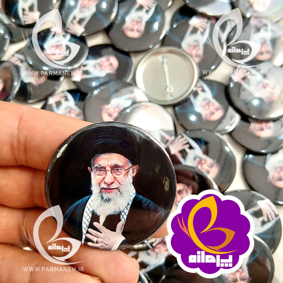 پیکسل پرمانه طرح رهبر شهید کد 8 عمده